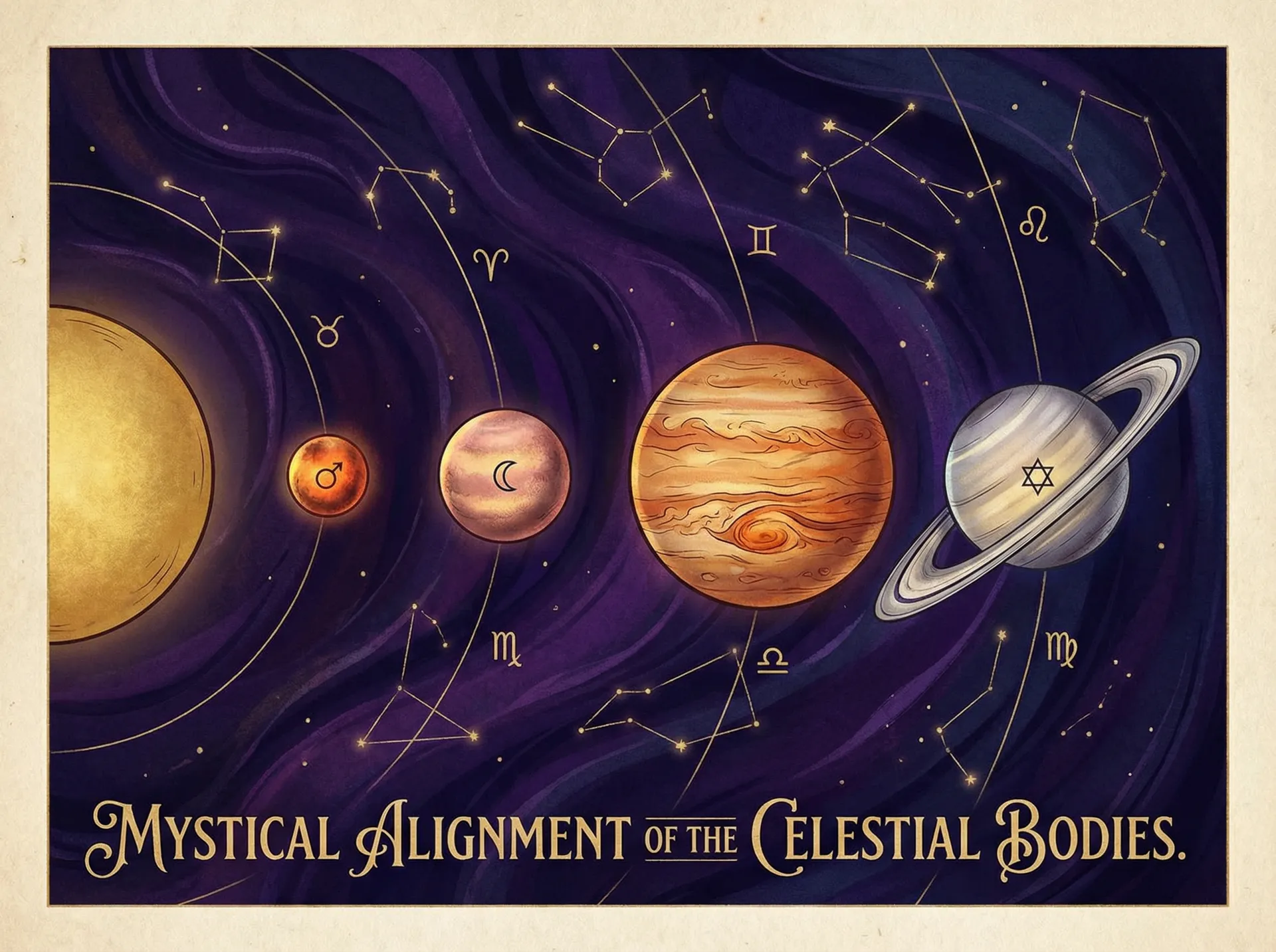 占星行星解读 - 公和我做好爽添在厨房 | 占星学入门